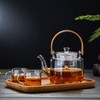 PokaloTea Tea Pot, Heat-resistant Glass, Kettle, Stylish, Tea Pot, Transparent
