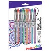 Pentel Slicci Gel Pens .25Mm 8/Pkg