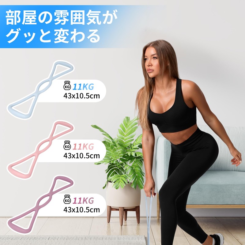 TheFitLife Stretch Tube Stretch Band Exercise Fitness (Light Blue)