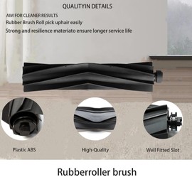 Replacement Parts fit for Eufy X9 Pro Robot Vacuum Cleaner, Accessories Kit brush roll filter sides Brushes mop pads
