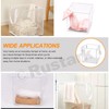 Rustark 1 Pack White Mesh Pop Up Laundry Hampers Foldable
