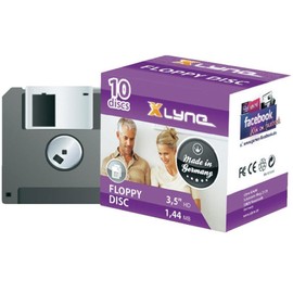 Xlyne Disk 1.44MB Floppy Disc 10-pack