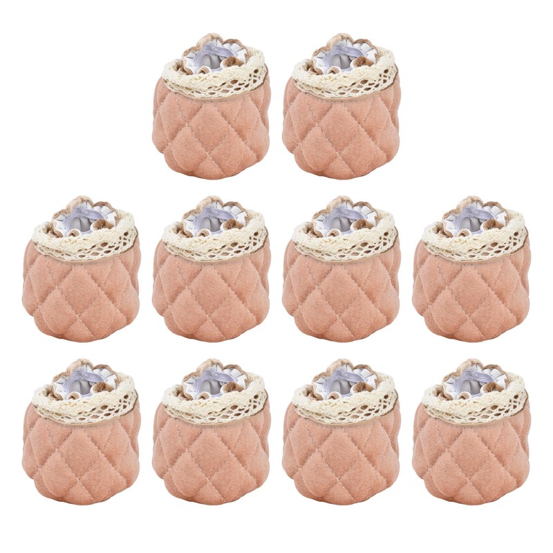 20Pcs Furniture Leg Covers Covers Flannel Lace Thickened Chair Legs