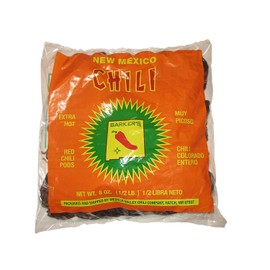 2 Set Extra Hot Red Chili Pods from Hatch, New Mexico - 8 Ounce