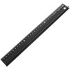 BAIYAN Drafting Straight Ruler, Aluminum, Black, 7.9 inches (20 cm)