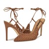 Nine West Women's Fessla Pump, Medium Brown 211, 9.5