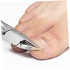 WOONEKY Ergonomic Portable Toenail Clippers Durable Stainless Steel Cuticle Nipper