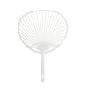 Handmade Fan Bone Only Solid Color 10pcs (White)