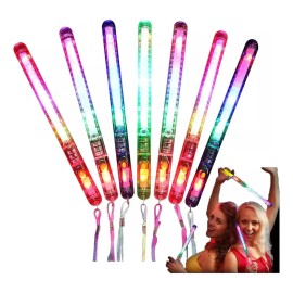 Varita Luz Led 12 Piezas Baston Luminoso Collar