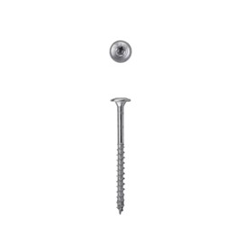 SPAX #8 x 2-1/2" Exterior Wafer Head Wood Screws Construction Torx T-Star Plus (1500 EA) Bulk Pail Includes 2 Bits Rust Resistant