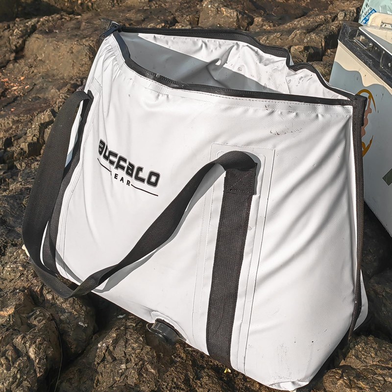 Buffalo Gear Insulated Fish Bag Cooler Flat Bottom-26L Waterproof Fish