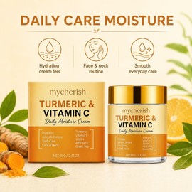 Crema Facial Cúrcuma y Vitamina C Hidratante 60g