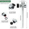 1/2 Inch Zinc Flow Thru Lawn Sprinkler Spike Base Watering