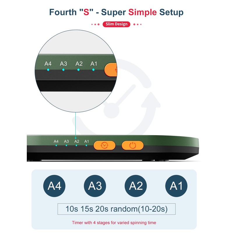 STARVIKY Mechanical Mouse Jiggler, Ultra-Slim Mouse Mover, with Adjustable Running