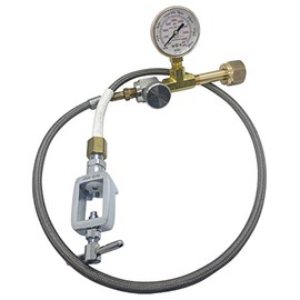 Deluxe Oxygen Transfill Hose Adaptor with bleed valve CGA540 CGA870 Aviation Veterinary Medical