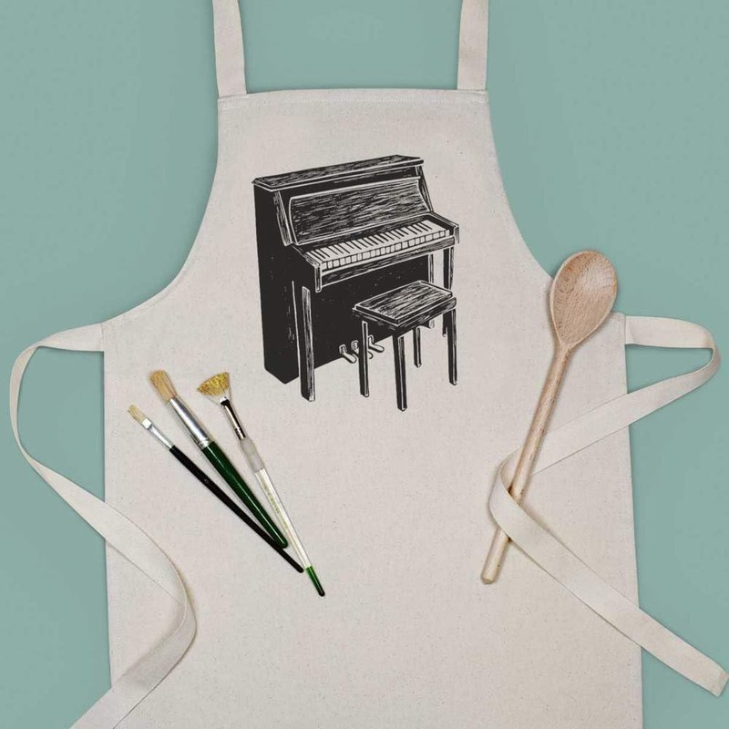 Azeeda 'Piano and Chair' Kid’s Cooking Apron (AP00075666)