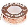 EasyBraid Q-E-25 Quick Braid Desoldering Wick, 0.125" Width, 25' Length