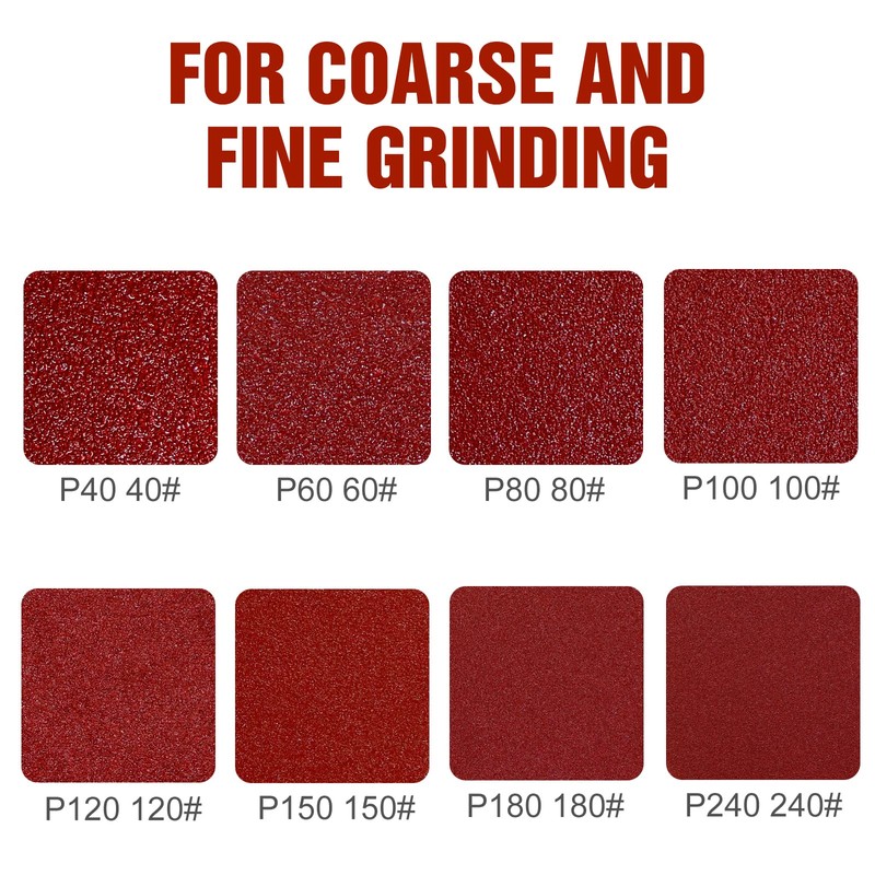 KONGMING 225mm Sanding Discs 25pcs 6 Hole Grit P60 9