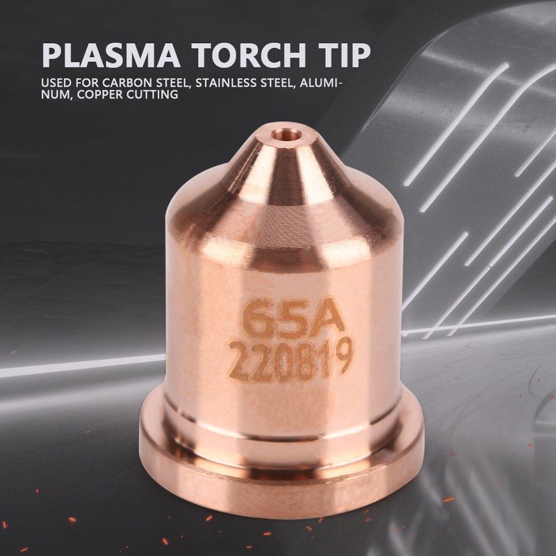 5pcs Plasma Cutter Nozzles Torch Tips Consumables 220819 for MAX65