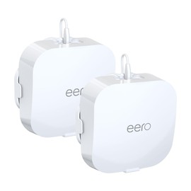 HomeMount Made for eero Pro 6 Wall Mount[NOT Fit for eero Pro 6e] - Secure & Sleek Cable Management, Compatible with eero Pro 6, Durable ABS Material, Easy Installation (2 Mounts)