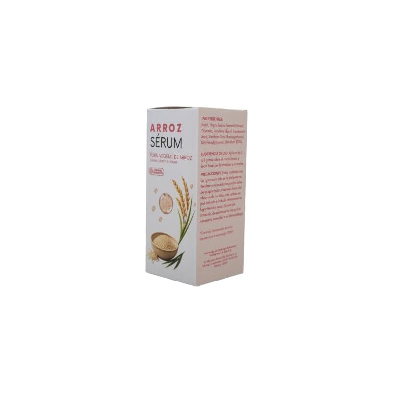 Sérum de Arroz con Probióticos, PDRN Vegetal, Ilumina, Unifica e