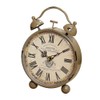 Alarm Clock Vintage Port in Shabby Chic Style with Roman