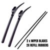 Fits Mazda CX-5 2017-onwards All Season Wiper Blades With Extra