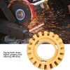 QANYEGN Rubber Wheel Eraser, Zigzag Toothed Design Serrated Glue Decal