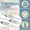 Innfeeltech 20 Pcs SEFUSE 10A 250V Thermal Fuses 121 Degree