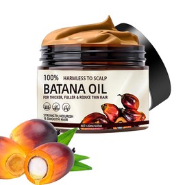 Pakivs Batana Oil for Hair Growth, Natural Batana Hair Oil, Hair Mask, Scalp and Hair Oil, Improves the Radiance of Hair and Skin, Raw and Vegan Hair Growth Oil for Dry, Damaged Hair