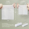 WOWOTEX WOWOTEX Disposable Face Towel Biodegradable Large Dry Face Wipes