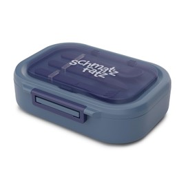 schmatzfatz Lunchbox, Unterteilte Brotdose für Erwachsene & Kinder, Lunchbox mit Fächern, Bento-Box für Schule & Kita, BPA-Freie Schuldose Auslaufsicher & Spülmaschinenfest, Jausenbox Unterteilt