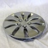 Brighter Design Set of 4 16" Push-on Silver Hubcaps for