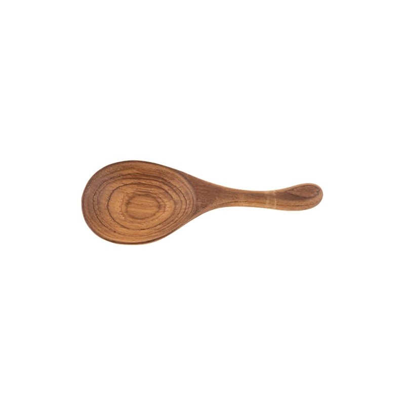 Karma Gifts, Bali Teak Curved Spoon Short