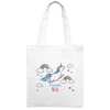 Jute Bag with Name Noel - Thick Unicorn Motif -