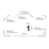 Wall and Ceiling Border | Segment | Stucco | Fries