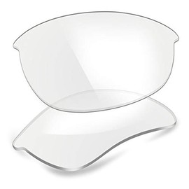 ThunderClap Polycarbonate Replacement Lenses for Oakley Half Jacket Sunglasses, Transparent anti-blue light