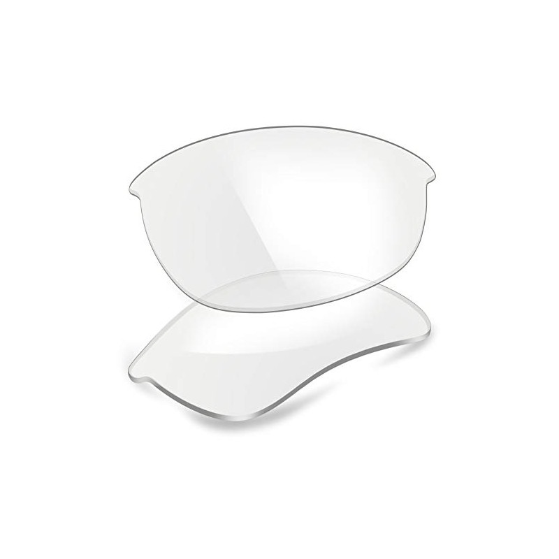 ThunderClap Polycarbonate Replacement Lenses for Oakley Half Jacket Sunglasses, Transparent