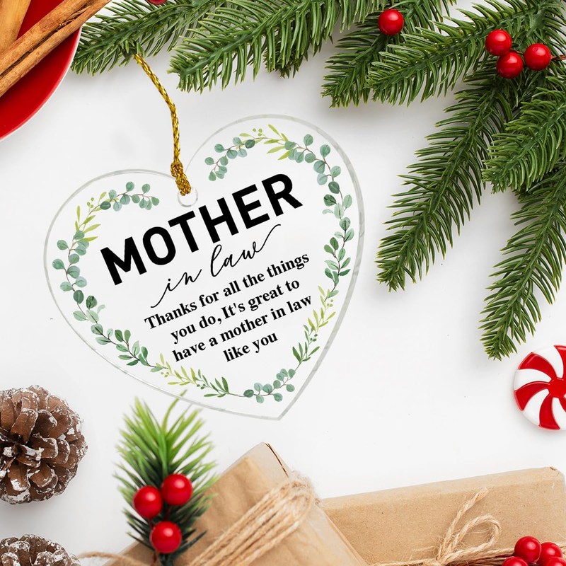 Mother in Law Ornament Gifts from Son Daughter in Law,