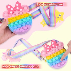 Bolsa para ratón, juguete para la ansiedad, juguete para la ansiedad, juguete para la ansiedad, juguete para niñas, juguete sensorial para aliviar la ansiedad, el estrés, regalo de silicona para 6, 7, 8, 9 años, adolescentes y jóvenes