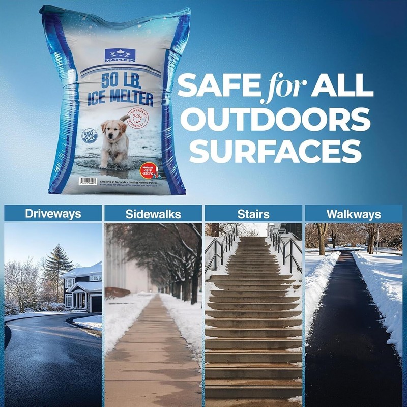 Medical King Pet Safe Ice Melt - 50 lb, Safe