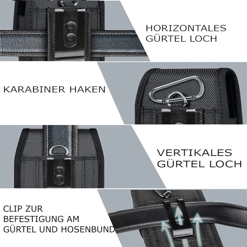 Vertical Hip Belt Bag Suitable for Cubot Kingkong 9 8