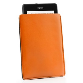MyGadget 6 Inch Faux Leather Sleeve Case - Case with Soft Felt Lining - Ideal for Kindle Paperwhite 7 to 10th Generation (up to 2019) - Brown
