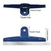 GUKBIAY Extra Large Bull Clips 2 Pack 12 Inch Blue