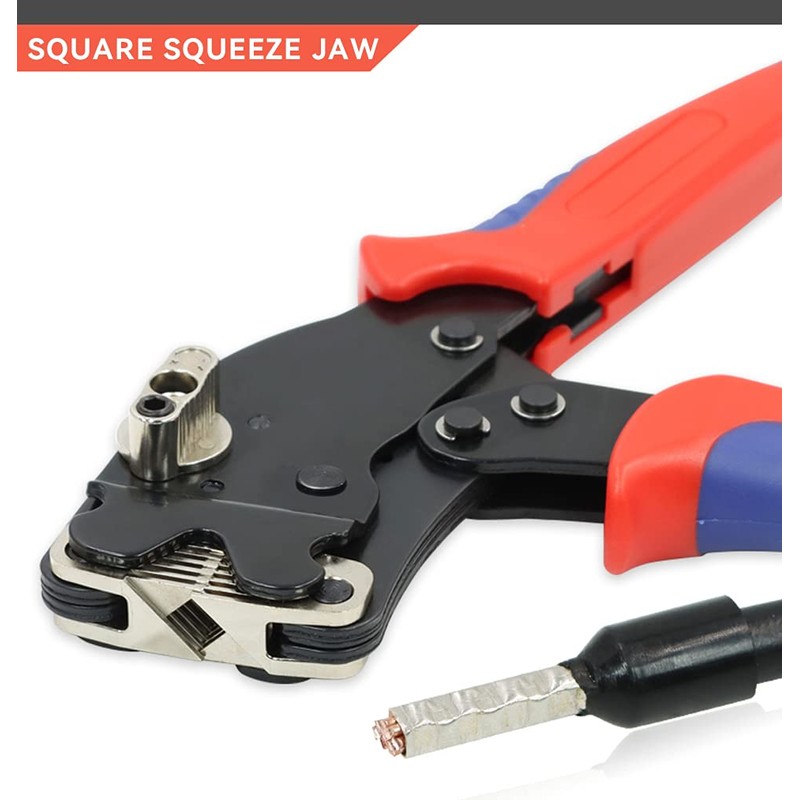 HKS Ferrule Crimping Tool AWG 30-5 - Fixable Range, Square