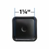 softtouch 1 3/4" Square Carpeted Bottom Furniture Caster Cups, Protect