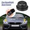 X AUTOHAUX Car Headlight Dust Protection Seal Cap Rubber Inner
