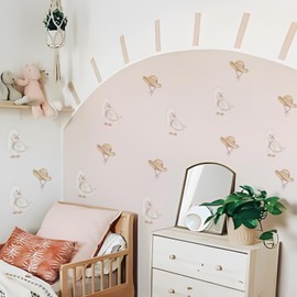 Neukids Boho Children's Wall Stickers, Cute Goose, Animals Wall Stickers, Children's Room Stickers for Children, Bedroom, Living Room, Nursery Window Wall Decoration
