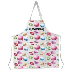 Macaron Inspired Kitchen Apron Macarons Baking gift Macaron Lover Gift Macaron Chef Gift Macaron Apron With Pockets (Macaron apron ca)