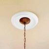 Laroal 10 Inch 25CM PU Ceiling Medallion Decorative Base for